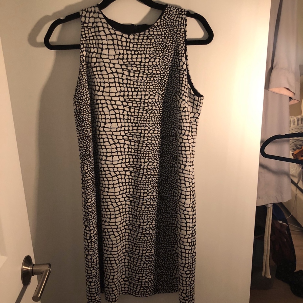 Aqua - Black and White Shift Dress NEVER WORN